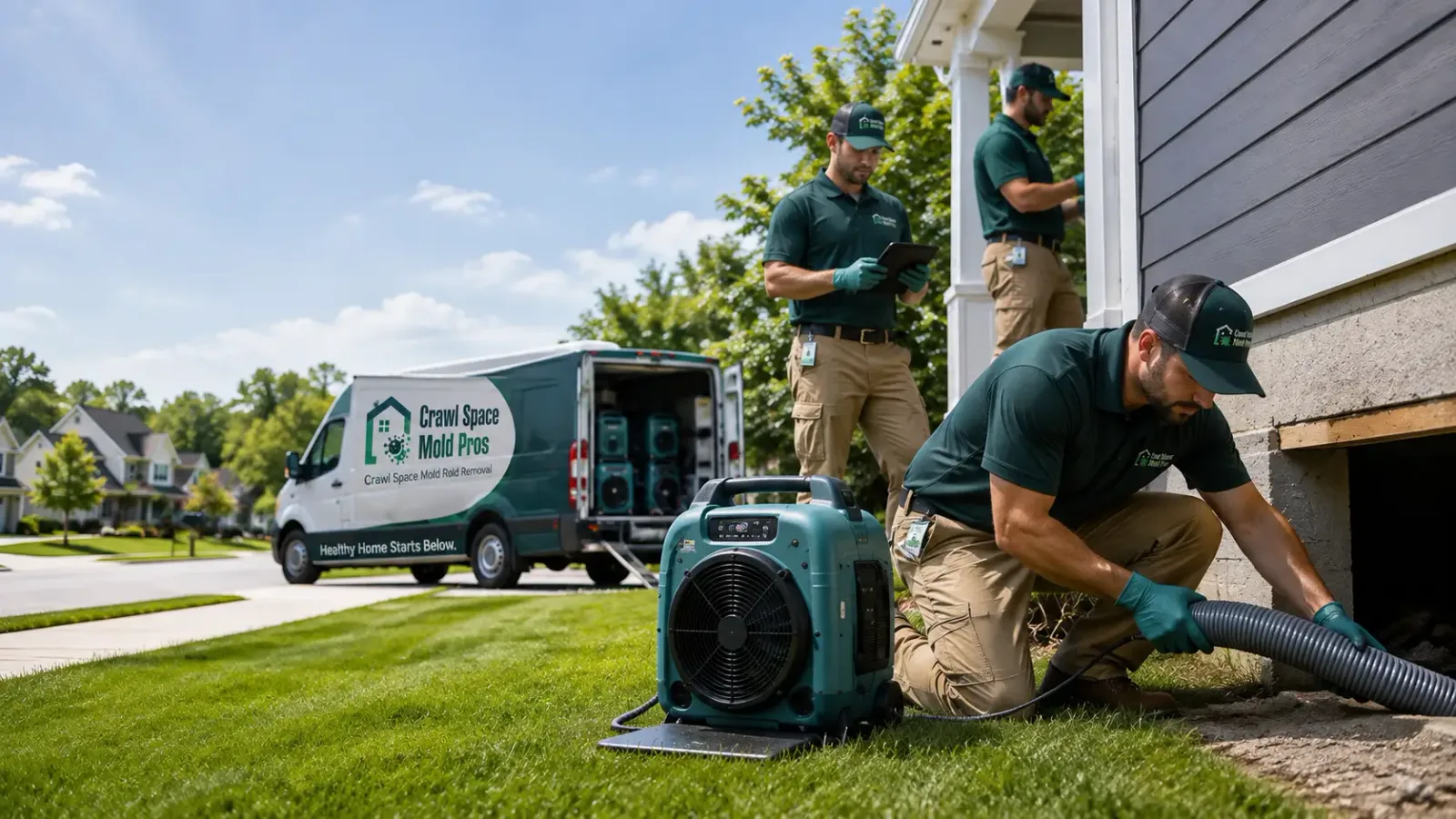 Crawl Space Mold Removal in Spring Lake, MN